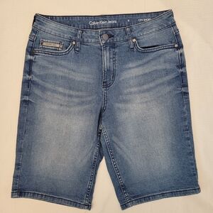 Calvin Klein Denim City Shorts Streetwear Size 8